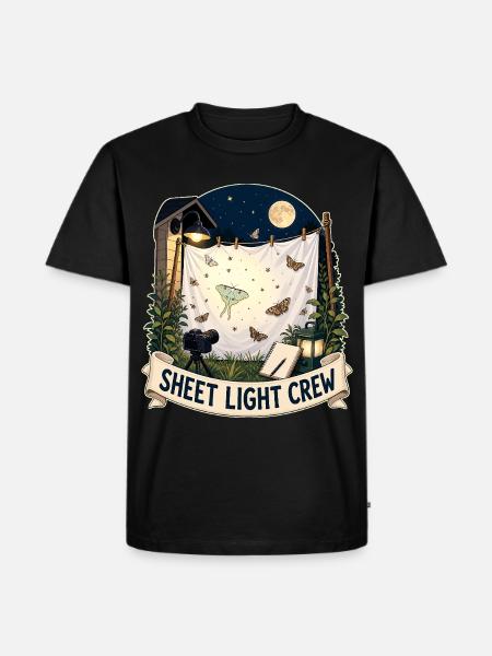 SHEET LIGHT CREW - Men's Premium Organic T-Shirt - black