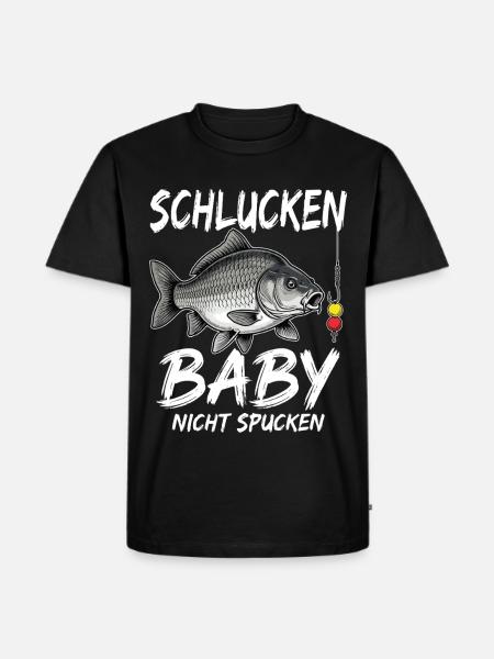 Schlucken Baby Nicht Spucken - Männer Premium Bio T-Shirt - Schwarz