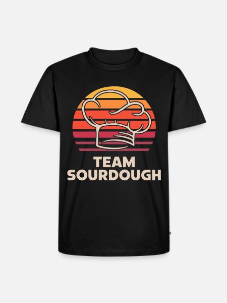 Team Sauerteig - Männer Premium Bio T-Shirt - Schwarz