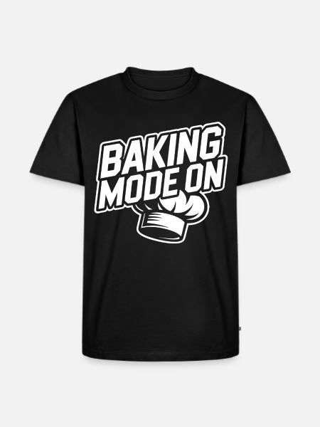 Backmodus immer an lustiger Back Spruch - Männer Premium Bio T-Shirt - Schwarz