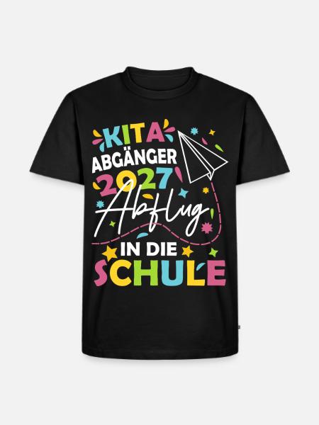 Kita Abgänger 2027 - Männer Premium Bio T-Shirt - Schwarz