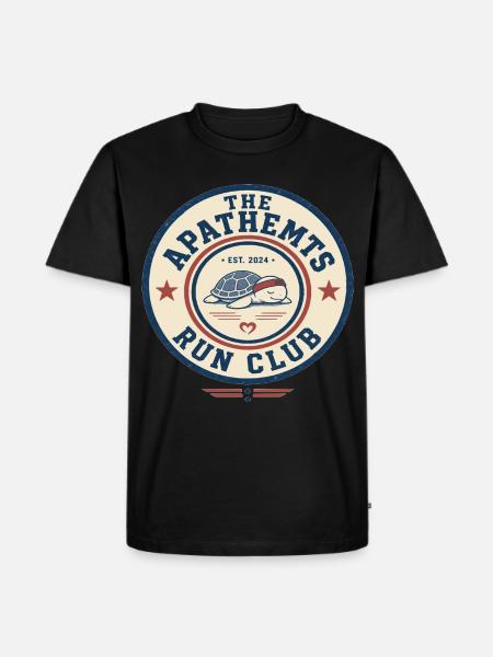 Schildkröten Run Club - Männer Premium Bio T-Shirt - Schwarz