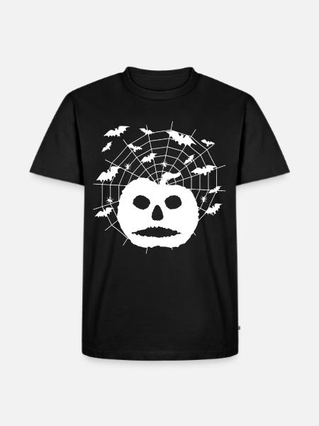 Halloween - Männer Premium Bio T-Shirt - Schwarz