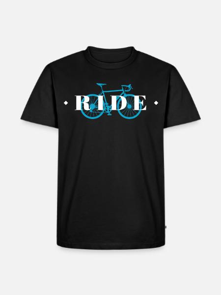 Faire du vélo - T-shirt Premium bio Homme - noir