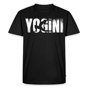 Yogini - T-shirt Premium bio Homme - noir - Devant - Nico (187cm)
