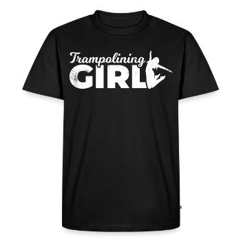 Trampoline jumper - T-shirt Premium bio Homme - noir - Devant - Nico (187cm)