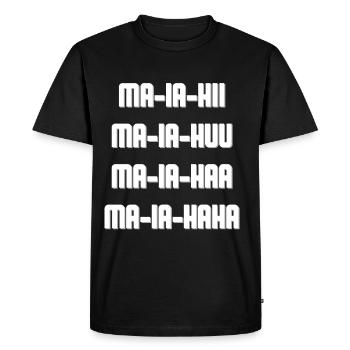 Paroles de chanson Dragostea Din Tei - T-shirt Premium bio Homme - noir - Devant - Nico (187cm)