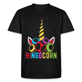 Jeu de bingo Bingocorn Bingo - T-shirt Premium bio Homme - noir - Devant - Nico (187cm)