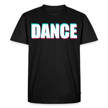 Dance - Men's Premium Organic T-Shirt - black - Front - Nico (187cm)