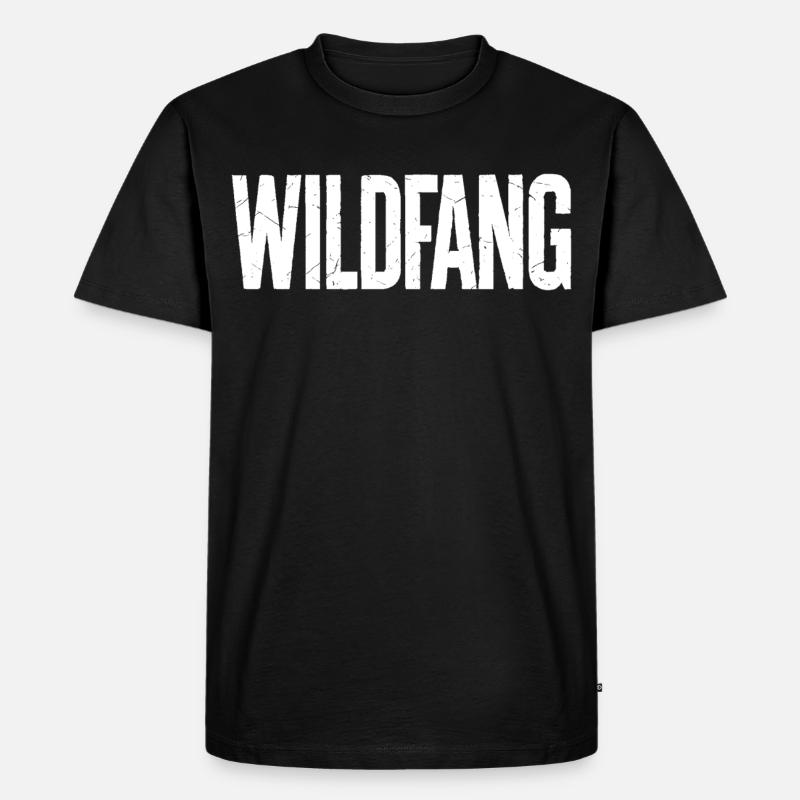 Wildfang - Männer Premium Bio T-Shirt - Schwarz