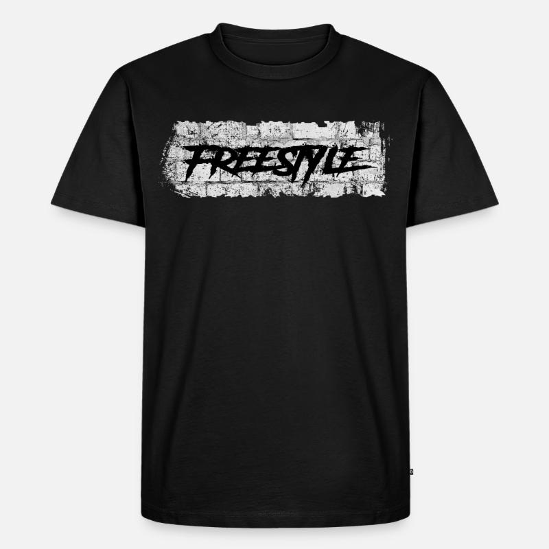 Freistil - Männer Premium Bio T-Shirt - Schwarz