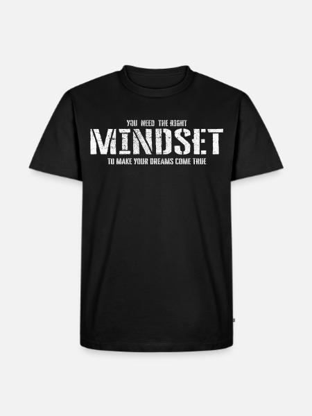 Mindset - Men's Premium Organic T-Shirt - black