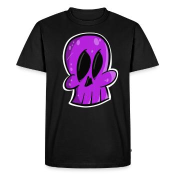 Conception de crâne - T-shirt Premium bio Homme - noir - Devant - Nico (187cm)