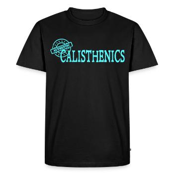 Callisthénie - T-shirt Premium bio Homme - noir - Devant - Nico (187cm)
