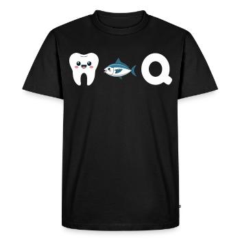DTQ Jeu de mots français drôle design humoristique - T-shirt Premium bio Homme - noir - Devant - Nico (187cm)