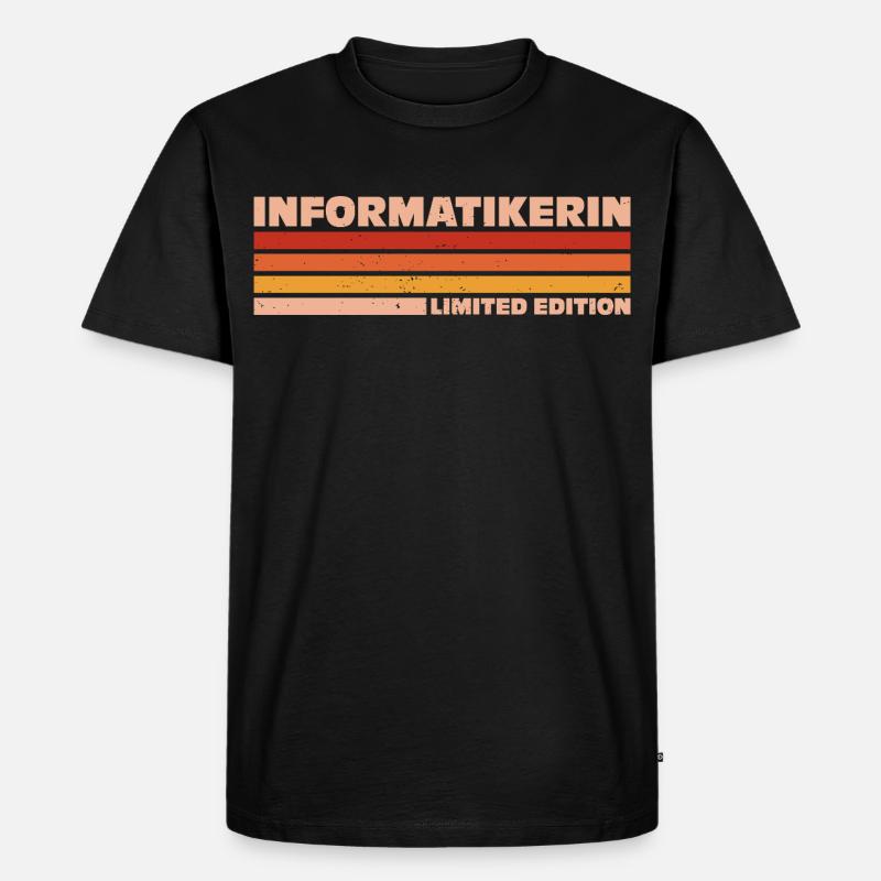 Computer Scientist Computer Scientist Programmer - Men's Premium Organic T-Shirt - black