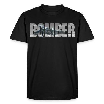 Bomber Avro 698 Vulcan - Men's Premium Organic T-Shirt - black - Front - Nico (187cm)