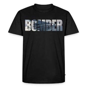 bombardier B-2 Spirit - T-shirt Premium bio Homme - noir - Devant - Nico (187cm)