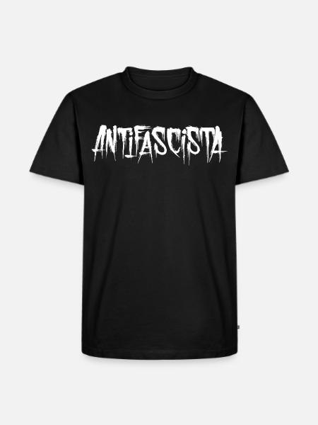 Lettrage antifasciste Graffiti Antifascisme - T-shirt Premium bio Homme - noir