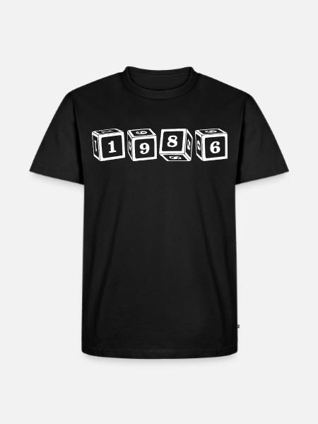 1976 50th Birthday - Men's Premium Organic T-Shirt - black