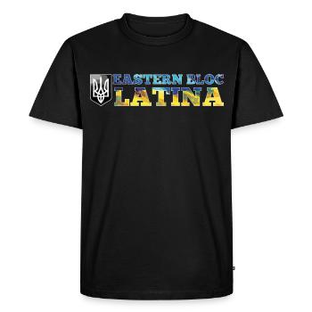 Bloc de l’Est Latina Ukraine Ukraine Cadeau - T-shirt Premium bio Homme - noir - Devant - Nico (187cm)