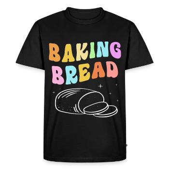 Baker Baker Baking - Men's Premium Organic T-Shirt - black - Front - Nico (187cm)