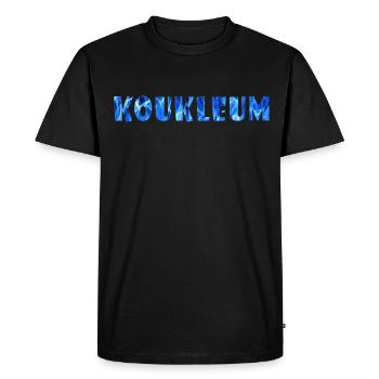Froid pour tous ceux qui ont froid # - T-shirt Premium bio Homme - noir - Devant - Nico (187cm)
