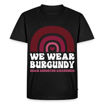 Aneurysm Brain - Men's Premium Organic T-Shirt - black - Front - Nico (187cm)