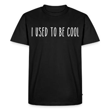 Before I Was Cool | Retro Parents Humor - Men's Premium Organic T-Shirt - black - Front - Nico (187cm)