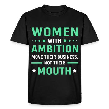 Entrepreneur - T-shirt Premium bio Homme - noir - Devant - Nico (187cm)