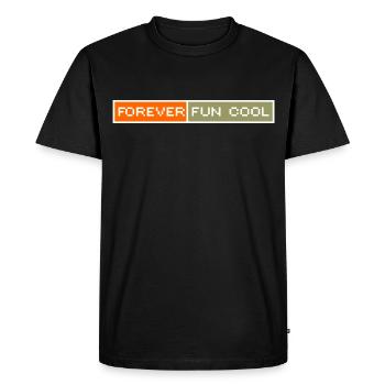 Juste du plaisir froid en anglais - T-shirt Premium bio Homme - noir - Devant - Nico (187cm)