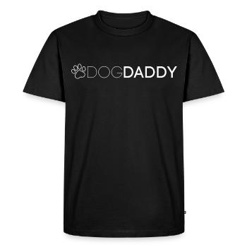 DogDaddy idée cadeau drôle pour les amoureux des chiens - T-shirt Premium bio Homme - noir - Devant - Nico (187cm)