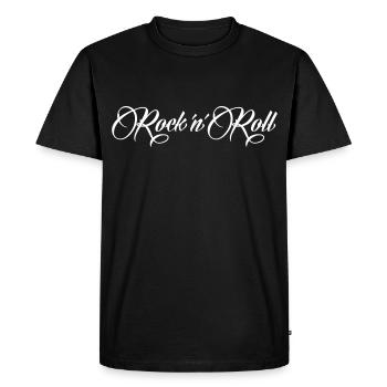 Changement de couleur Rock n Roll - T-shirt Premium bio Homme - noir - Devant - Nico (187cm)