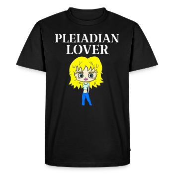 AMANT PLÉIADIEN - T-shirt Premium bio Homme - noir - Devant - Nico (187cm)
