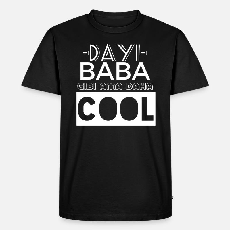 Türkischer Spruch - Männer Premium Bio T-Shirt - Schwarz