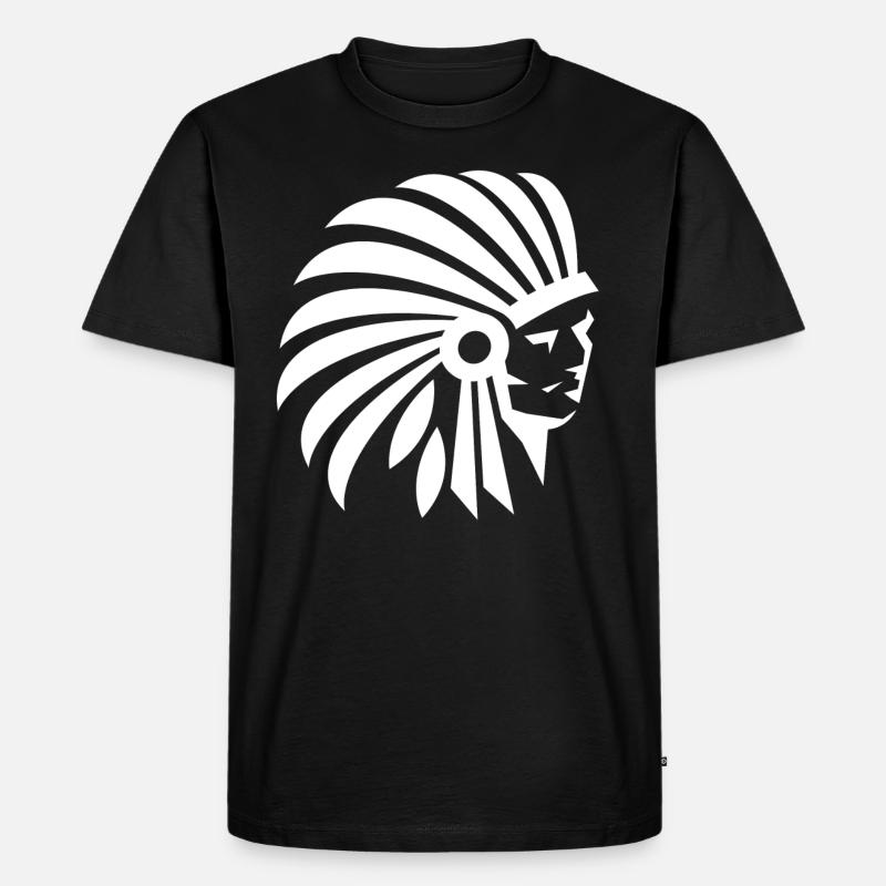 Indian Design - Men's Premium Organic T-Shirt - black