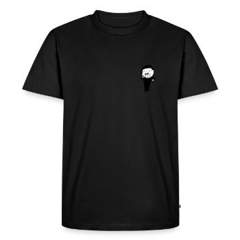 Stupid Man Studios - T-shirt Premium bio Homme - noir - Devant - Nico (187cm)