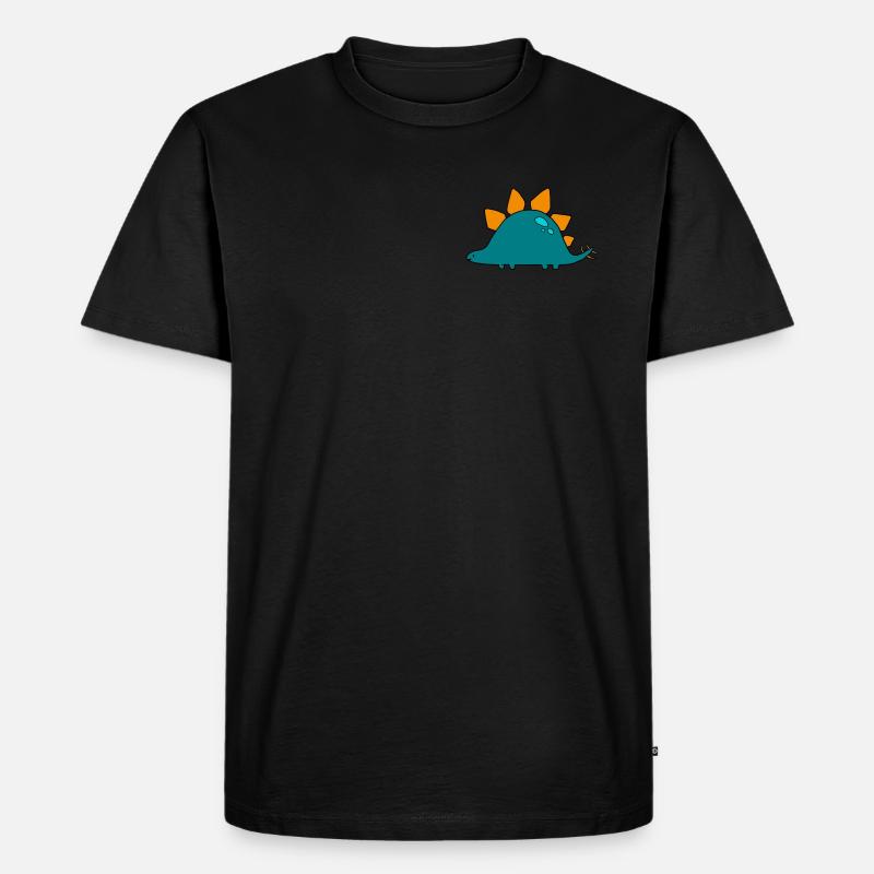 Stegosaurus - Men's Premium Organic T-Shirt - black