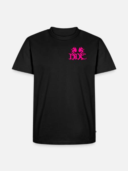 PinkDragon - Männer Premium Bio T-Shirt - Schwarz
