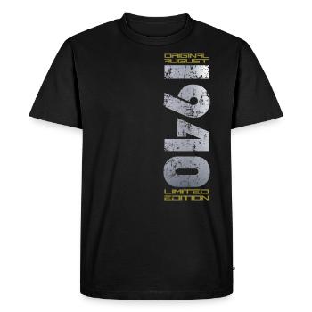 84th Birthday Original August 1940 Born 1940 - Men's Premium Organic T-Shirt - black - Front - Nico (187cm)