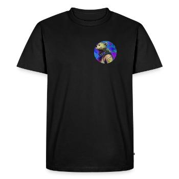 Water Colour Edition #2 - Men's Premium Organic T-Shirt - black - Front - Nico (187cm)