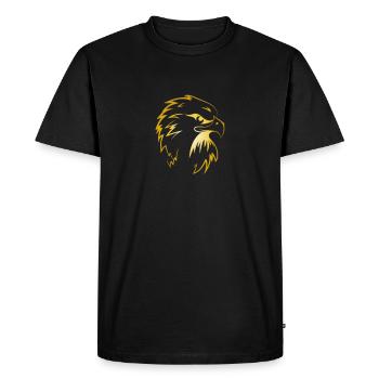 Eagle Golden Eagle Osprey aigle rapace - T-shirt Premium bio Homme - noir - Devant - Nico (187cm)