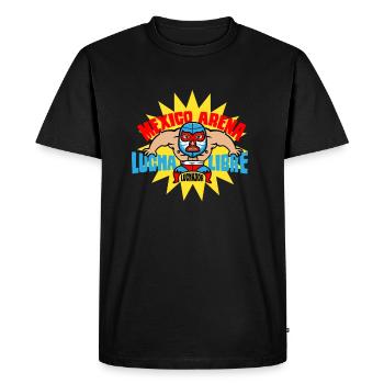 lucha libre - T-shirt Premium bio Homme - noir - Devant - Nico (187cm)