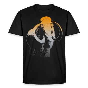 mammoth - Men's Premium Organic T-Shirt - black - Front - Nico (187cm)