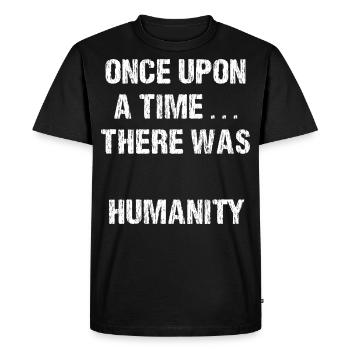 Humanity Gaza Shirt Shirt Musulims Nouveau - T-shirt Premium bio Homme - noir - Devant - Nico (187cm)