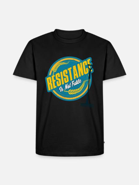 RESISTANCE GROW - Men's Premium Organic T-Shirt - black