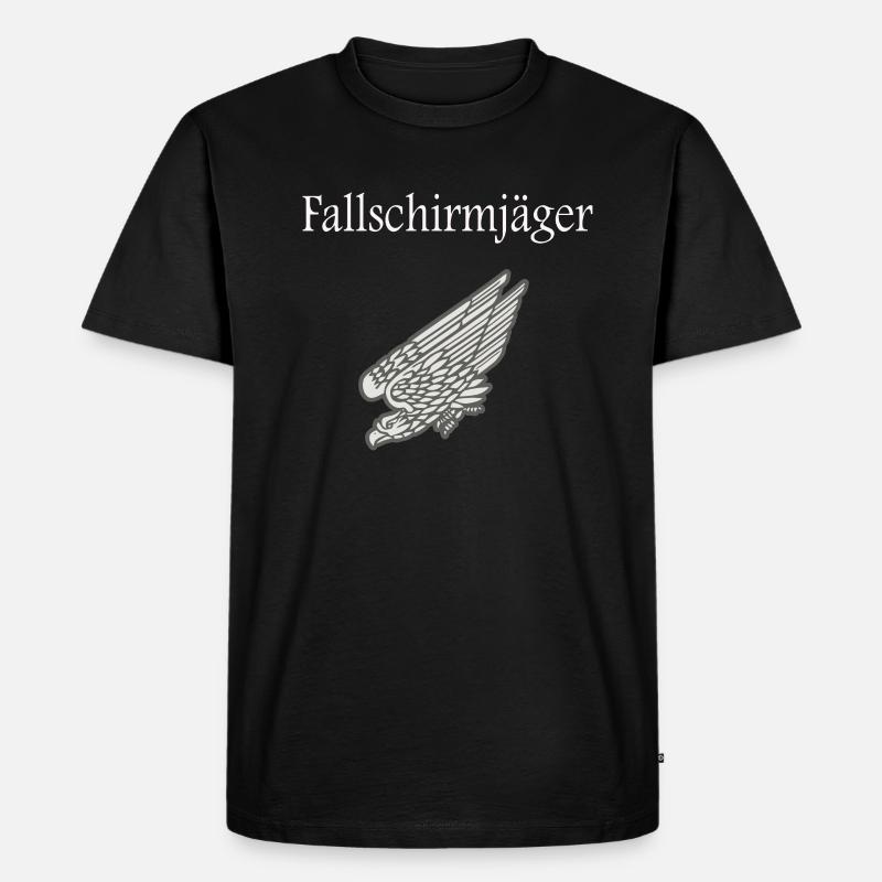 Fallschirmjäger Geschenk / Geschenkidee - Männer Premium Bio T-Shirt - Schwarz
