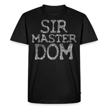 SIR MASTER DOM BDSM KINK MR KINKY DOMINANT - T-shirt Premium bio Homme - noir - Devant - Nico (187cm)