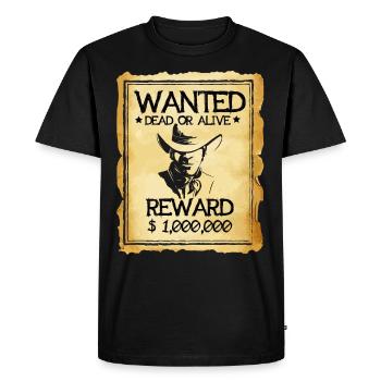 Wanted - Wanted - Men's Premium Organic T-Shirt - black - Front - Nico (187cm)