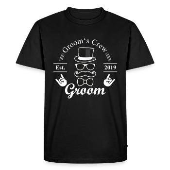 JGA Bachelor Party - T-shirt Premium bio Homme - noir - Devant - Nico (187cm)